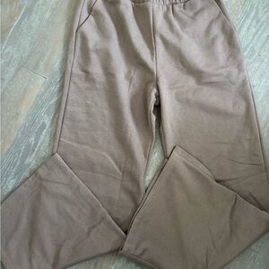 Beyond Yoga Taupe Relaxed Pants